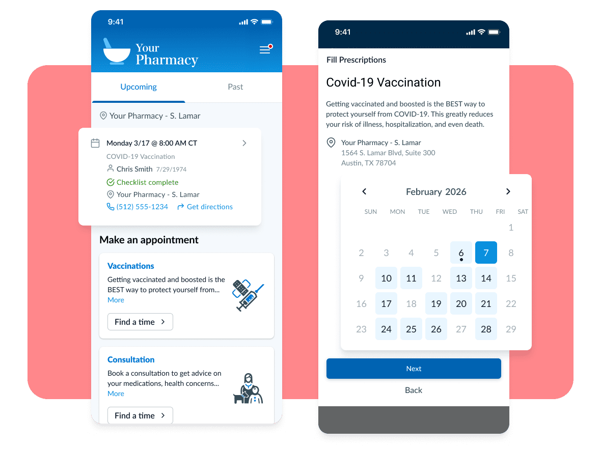 patient app - appointments