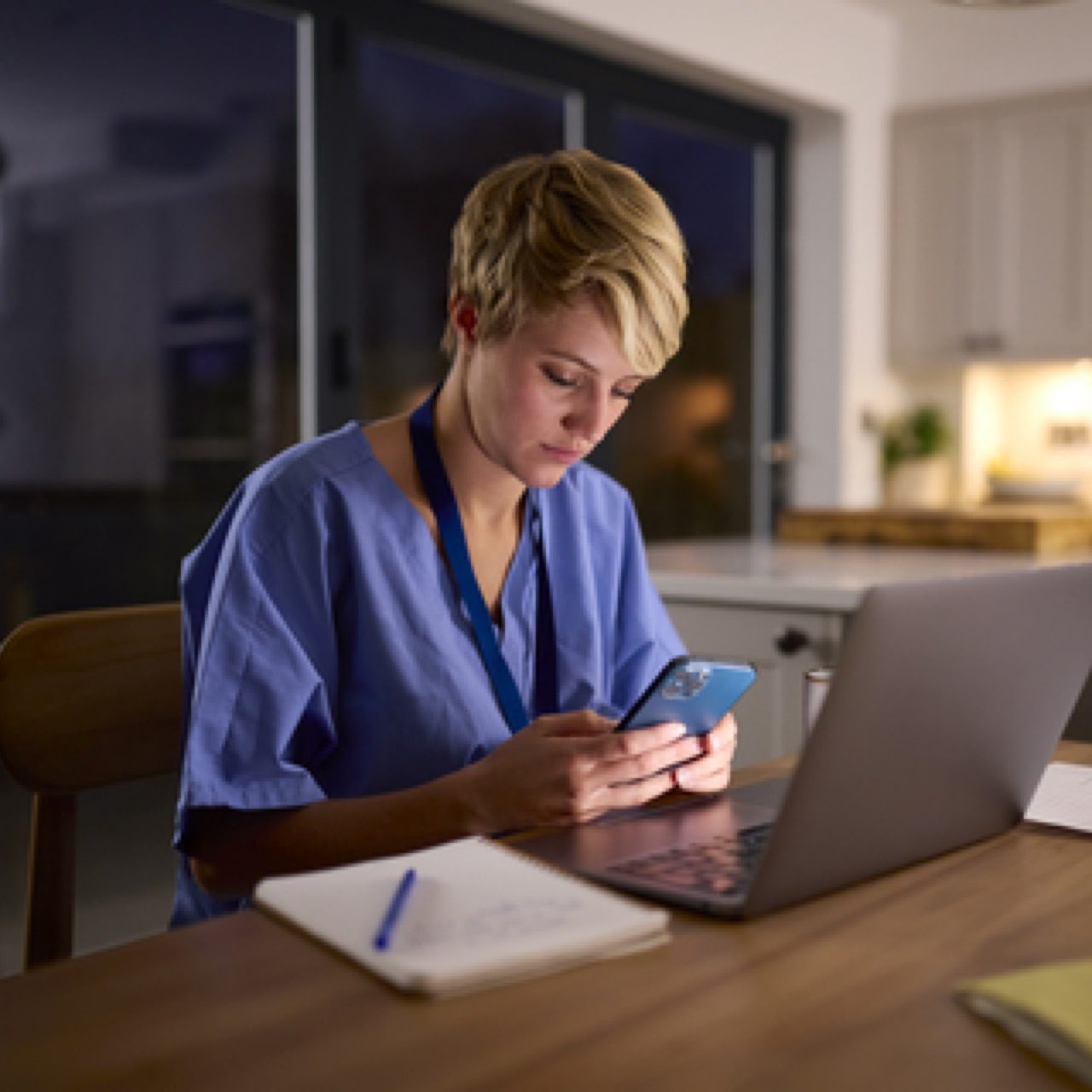 on-call pharmacist working remotely