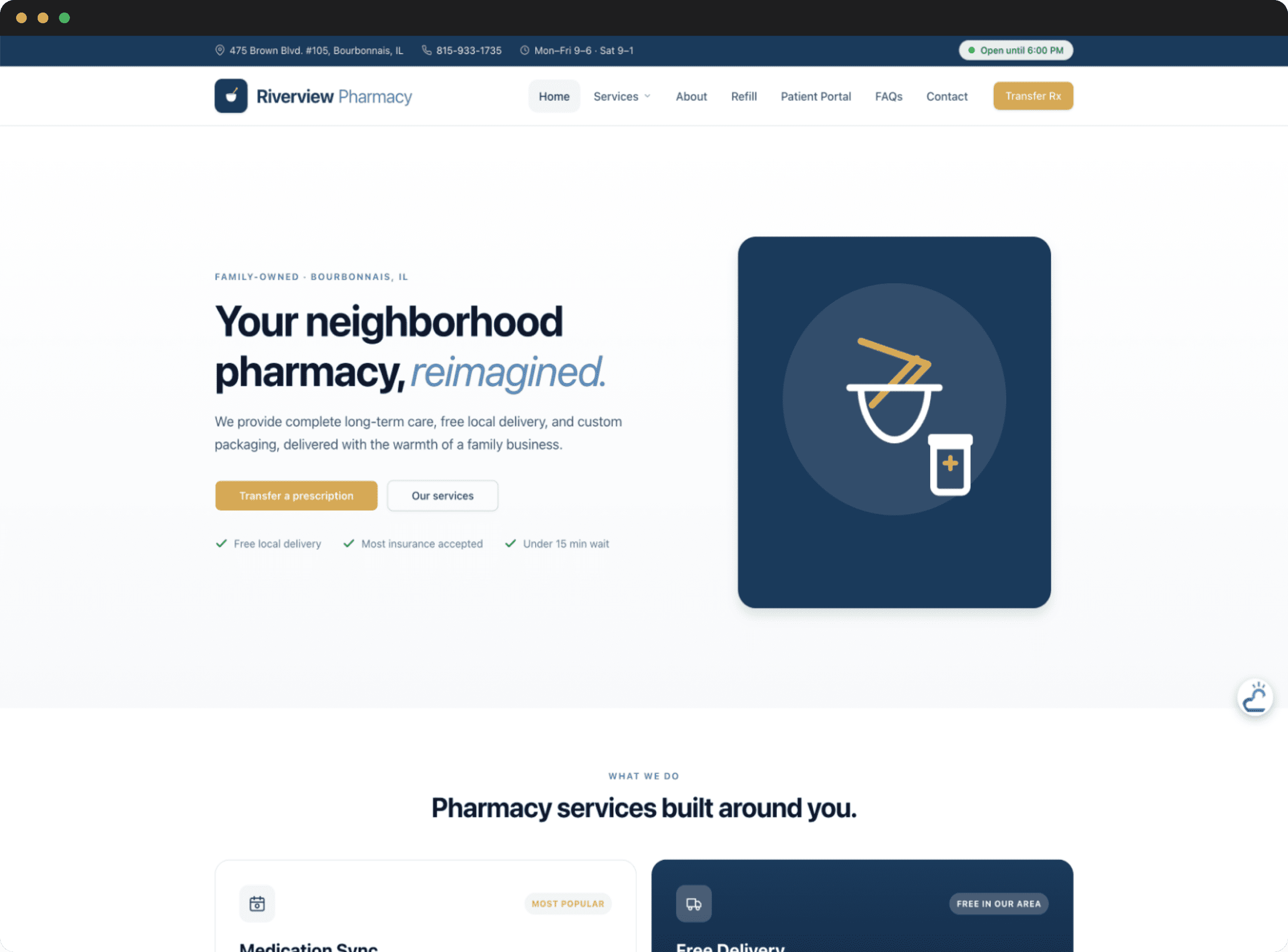 pharmacy example website